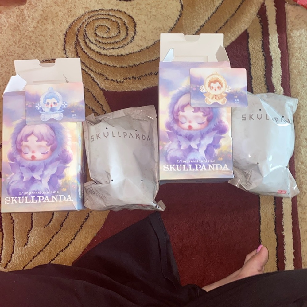 Skullpanda L'impressionnisme Plush CONFIRMED DEW and AMBER BUNDLE